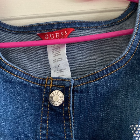 Girls GUESS denim dress size 10 brand new with tags. - Picture 2 of 6